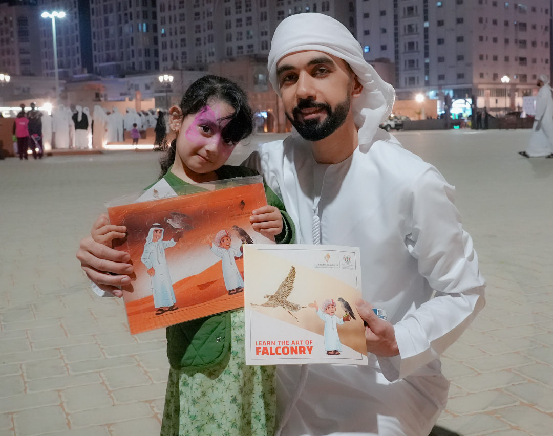 Sharjah Falconry Club Participates in Sharjah Heritage Days